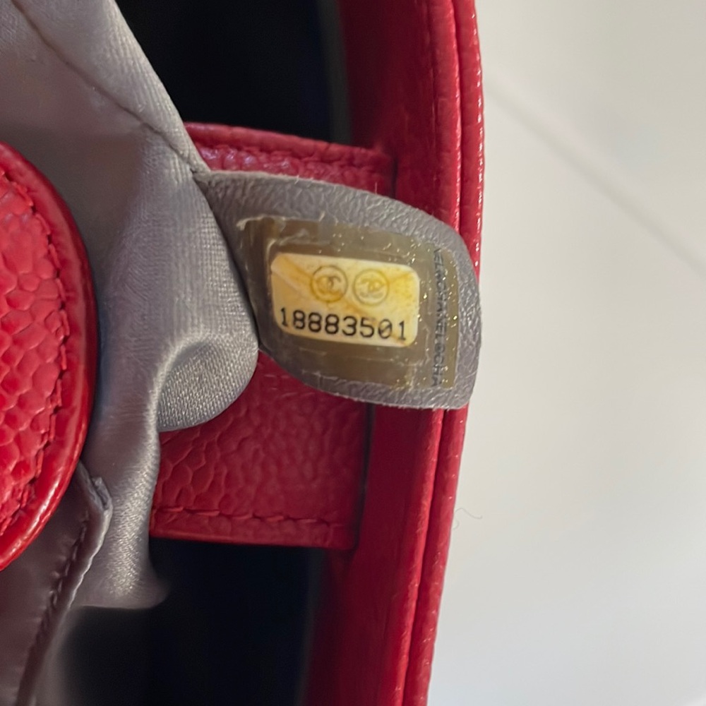 Authentic Chanel Red PST - Picture 13 of 13